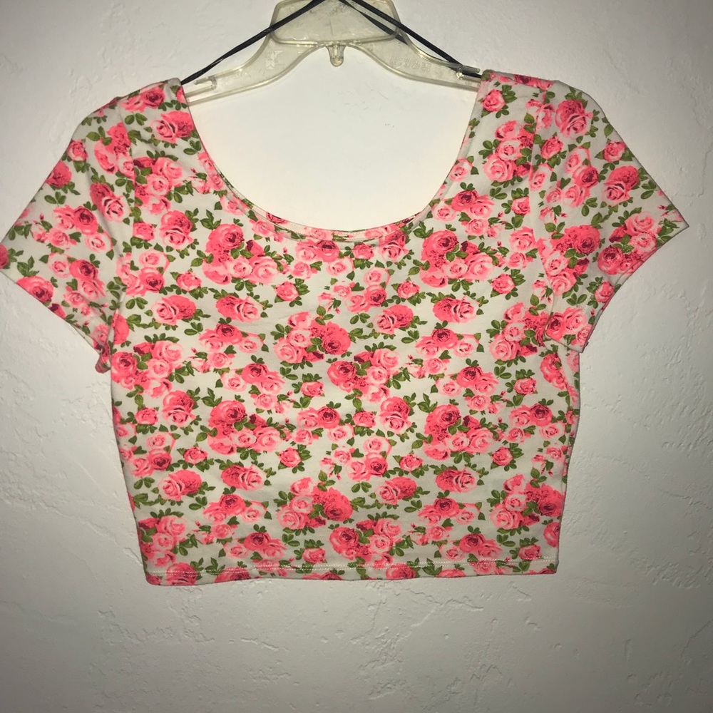 H&M Floral Crop Top